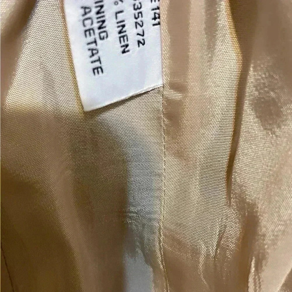 Boden “Cambridge” cream casual work long sleeve linen blazer 8 - Picture 5 of 5